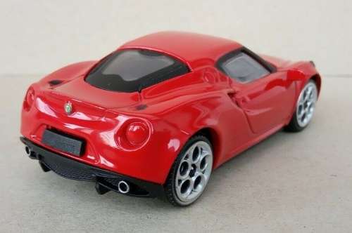 Alfa Romeo 4C Coupe Type 960 2013-2020 red 1/43 IXO NEW+boxed  #5568 instant wheels