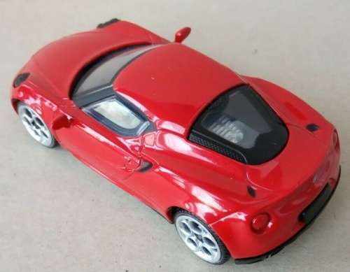Alfa Romeo 4C Coupe Type 960 2013-2020 red 1/43 IXO NEW+boxed  #5568 instant wheels