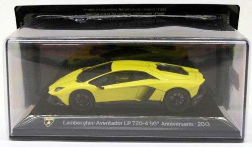 Lamborghini Aventador LP720-4 50Anniv 2013 yellow-met 1/43IXO NEW #5575 instantwheels
