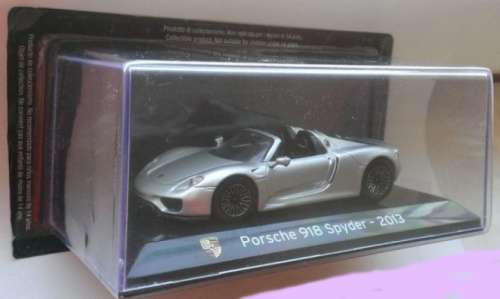 Porsche 918 Spyder 2013 grey-met 1/43 IXO/Altaya NEW+boxed  #5576 instant wheels