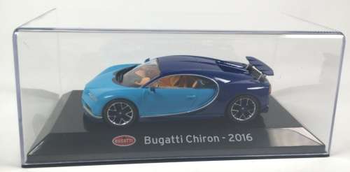 Bugatti Chiron 2016 2tone-blue 1/43 IXO/Altaya NEW+boxed  #5577 instant wheels