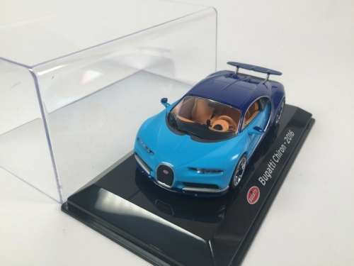 Bugatti Chiron 2016 2tone-blue 1/43 IXO/Altaya NEW+boxed  #5577 instant wheels