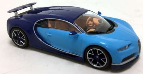 Bugatti Chiron 2016 2tone-blue 1/43 IXO/Altaya NEW+boxed  #5577 instant wheels