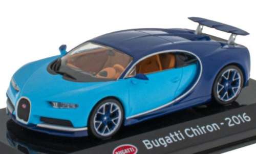 Bugatti Chiron 2016 2tone-blue 1/43 IXO/Altaya NEW+boxed  #5577 instant wheels