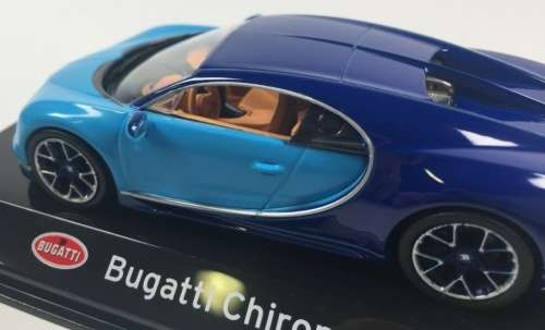 Bugatti Chiron 2016 2tone-blue 1/43 IXO/Altaya NEW+boxed  #5577 instant wheels