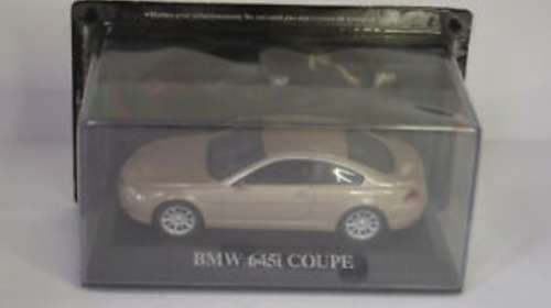 BMW 645i (E63) Coupe 2004 beige-met 1/43 IXO/Altaya NEW+boxed #5579 instant wheels