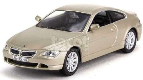 BMW 645i (E63) Coupe 2004 beige-met 1/43 IXO/Altaya NEW+boxed #5579 instant wheels