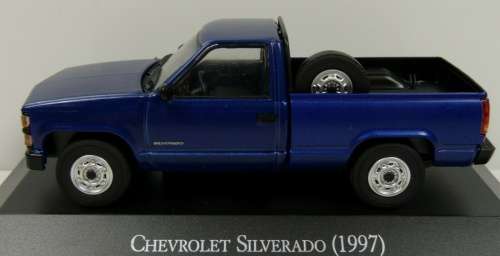 Chevrolet Silverado Pick-Up 1997 blue-met 1/43 IXO NEWinBlister #5571 instant wheels