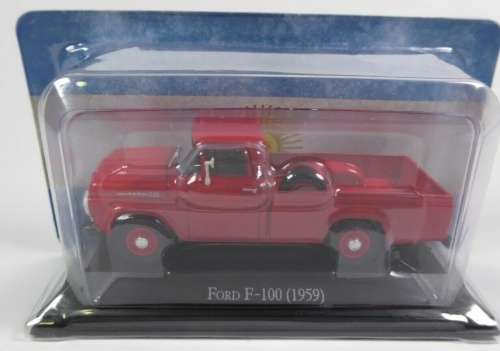 FORD F-100 Pick-Up 1959 red 1/43 IXO/Salvat NEW+boxed #5584 instant wheels
