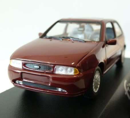 Ford Fiesta Mk.IV 3-door 1996 red 1/43 Minichamps NEW+boxed #5589 instant wheels