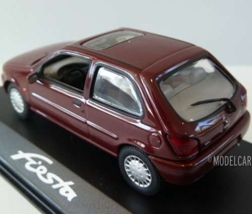 Ford Fiesta Mk.IV 3-door 1996 red 1/43 Minichamps NEW+boxed #5589 instant wheels