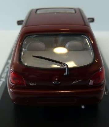Ford Fiesta Mk.IV 3-door 1996 red 1/43 Minichamps NEW+boxed #5589 instant wheels