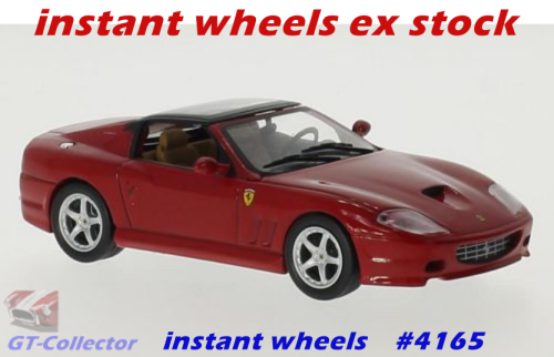 Ferrari 599 SuperAmerica 2008 red 1/43 IXO NEW+showcased  #4165 instant wheels