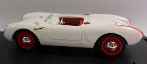 Porsche 550 RS Stradale Spyder 1954 white 1/43 Brumm NEW+boxed  #4208 instant wheels