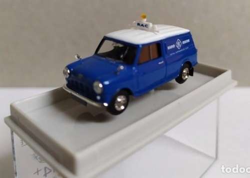 Austin Mini Van RAC Radio Rescue 1975 blue 1/87 Brekina NEW+boxed  #9147 instant wheels