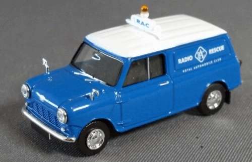 Austin Mini Van RAC Radio Rescue 1975 blue 1/87 Brekina NEW+boxed  #9147 instant wheels