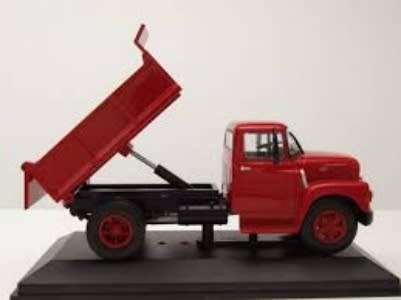 International Harvester NV-184 dump truck 1960 red 1/43 Whitebox NEW+boxed  #4065 instant wheels