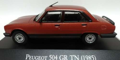 Peugeot 504 GR TN 1985 brown-met 1/43 IXO NEWinBlister  #4171 instant wheels