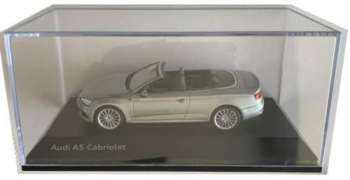 Audi A5 Cabriolet 2017 silver 1/43 Spark NEW+boxed   #4175 instant wheels