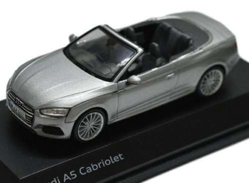 Audi A5 Cabriolet 2017 silver 1/43 Spark NEW+boxed   #4175 instant wheels