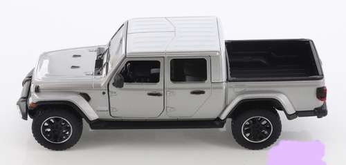 Jeep Gladiator Overland 2021 silver 1/27 (22 cm) MotorMax NEW+boxed   #2325 instant wheels