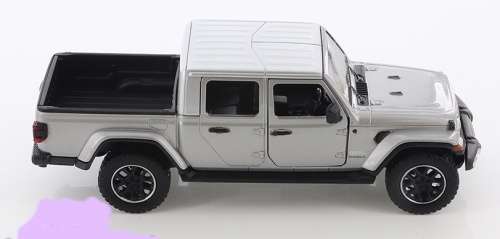 Jeep Gladiator Overland 2021 silver 1/27 (22 cm) MotorMax NEW+boxed   #2325 instant wheels