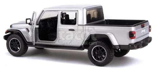 Jeep Gladiator Overland 2021 silver 1/27 (22 cm) MotorMax NEW+boxed   #2325 instant wheels