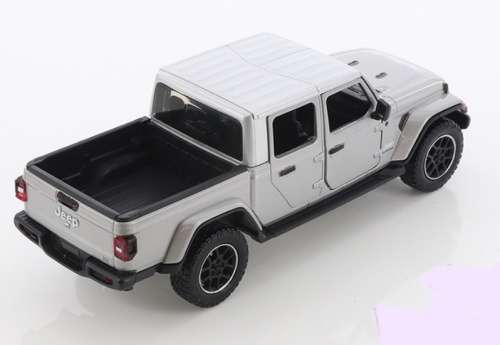 Jeep Gladiator Overland 2021 silver 1/27 (22 cm) MotorMax NEW+boxed   #2325 instant wheels