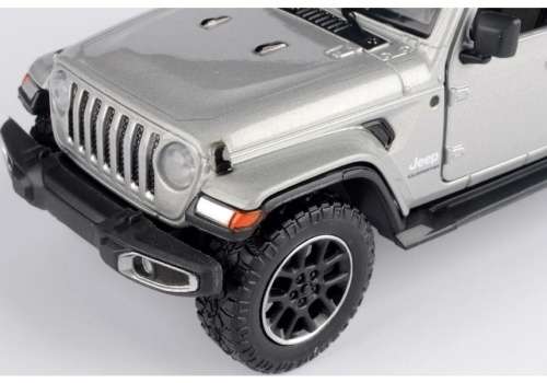 Jeep Gladiator Overland 2021 silver 1/27 (22 cm) MotorMax NEW+boxed   #2325 instant wheels