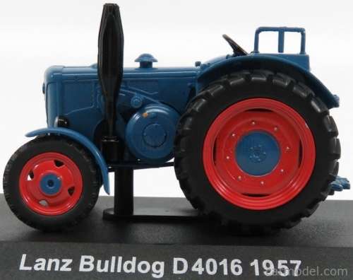 Lanz Bulldog D4016 1957 blue 1/43 U.H./Hachette NEW+BOXED  #4184 instant wheels