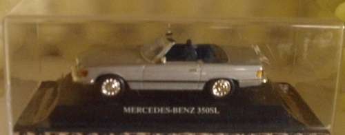 Mercedes-Benz 350 SL cabrio (R107) 1971 blue 1/43 IXO NEW+boxed  #5617 instant wheels