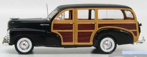Chevrolet Fleetmaster *Woody* 1948 dk.brown 1/24 Welly NEW+boxed  #2328 instant wheels