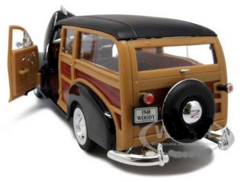 Chevrolet Fleetmaster *Woody* 1948 dk.brown 1/24 Welly NEW+boxed  #2328 instant wheels