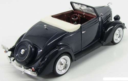 Ford Deluxe Cabriolet 1936 black 1/24 Welly NEW+boxed   #2329 instant wheels