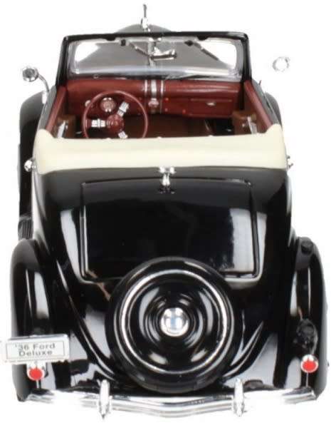 Ford Deluxe Cabriolet 1936 black 1/24 Welly NEW+boxed   #2329 instant wheels