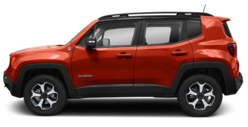 Jeep Renegade Trailhawk 2021 orange 1/24 Welly NEW+boxed  #2330 instant wheels