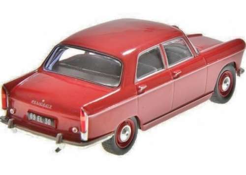 Peugeot 404 sedan 1962 red 1/43 IXO NEWinBlister  #5601 instant wheels