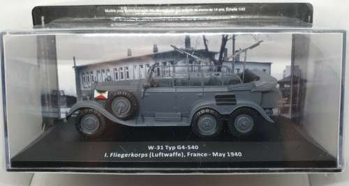 Mercedes-Benz G4-540 (W31) 6x6 1938 grey 1/43 IXO NEW+boxed  #5602 instant wheels