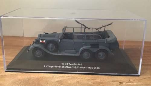 Mercedes-Benz G4-540 (W31) 6x6 1938 grey 1/43 IXO NEW+boxed  #5602 instant wheels