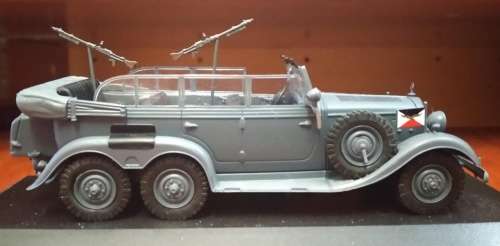 Mercedes-Benz G4-540 (W31) 6x6 1938 grey 1/43 IXO NEW+boxed  #5602 instant wheels