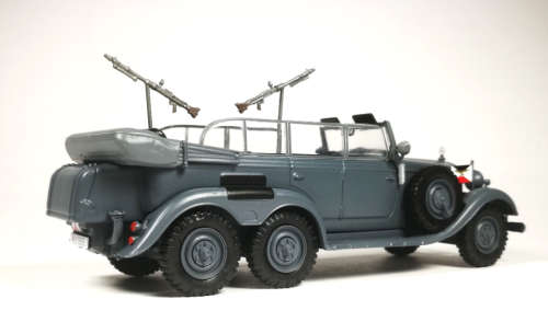 Mercedes-Benz G4-540 (W31) 6x6 1938 grey 1/43 IXO NEW+boxed  #5602 instant wheels