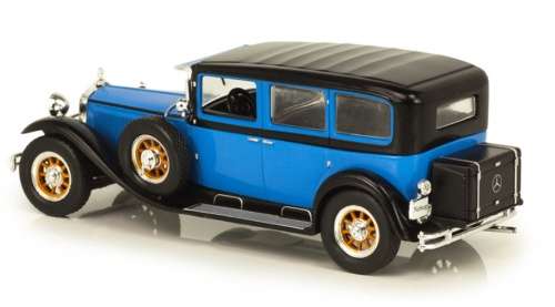 Mercedes-Benz 460 Nuerburg (W08) 1929 blue 1/43 Premium+Collectibles NEW+boxed  #5777 instant wheels