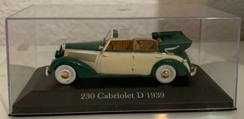 Mercedes-Benz 230 Cabriolet D  1939 green 1/43 Premium+Collectibles NEW+boxed #5779 instant wheels