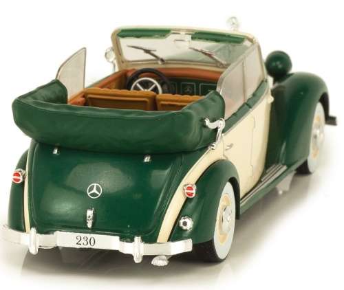 Mercedes-Benz 230 Cabriolet D  1939 green 1/43 Premium+Collectibles NEW+boxed #5779 instant wheels