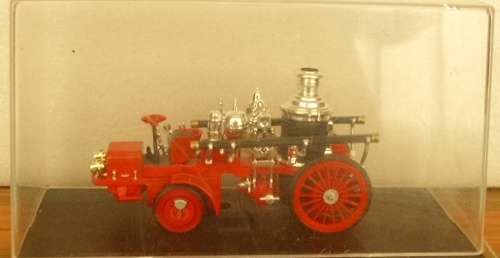 Christie Steamer Fire Truck 1912 red 1/43 RoadChamps NEW+showcased  #5774 instant wheels