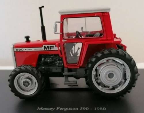 Massey-Ferguson 590 Tractor red 1/43 Universal Hobbies NEW+boxed  #5776 instant wheels
