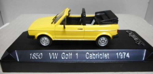 Volkswagen Golf Mk.I Cabriolet 1974 yellow 1/43 Solido NEW+boxed  #5784 instant wheels