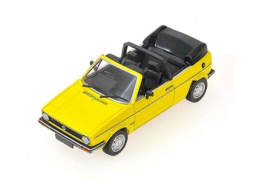 Volkswagen Golf Mk.I Cabriolet 1974 yellow 1/43 Solido NEW+boxed  #5784 instant wheels