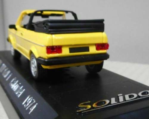 Volkswagen Golf Mk.I Cabriolet 1974 yellow 1/43 Solido NEW+boxed  #5784 instant wheels