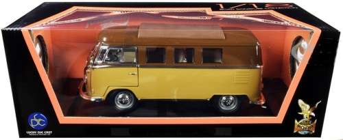 Volkswagen T1 Kombi 1962 2-tone brown 1/18 LuckyToys NEW+boxed  #8828 instant wheels
